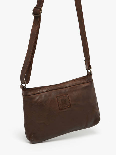 Sac Bandoulière Heritage Biba Marron heritage BT37 vue secondaire 2