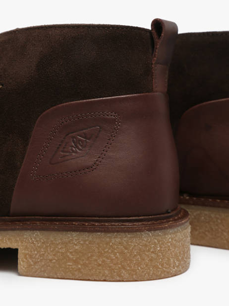 Boots In Leather Solex Brown men S3809 other view 2
