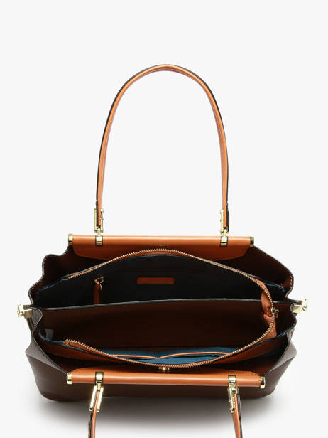 Medium Azalie Satchel Ted lapidus Brown azalie TLHF9584 other view 3