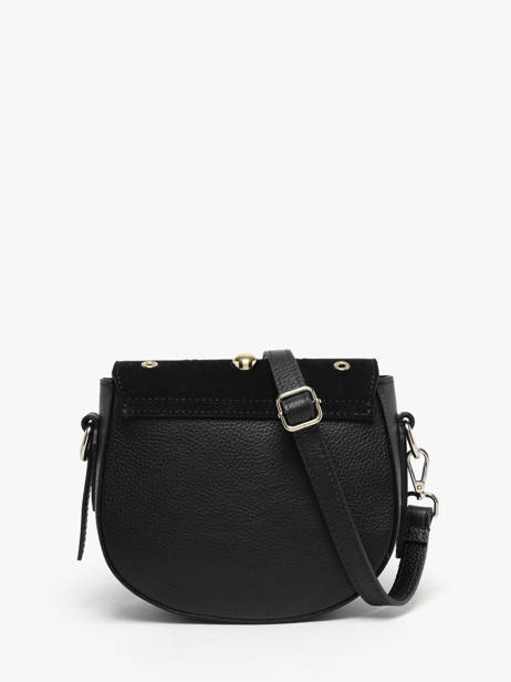 Shoulder Bag Velvet Studs Milano Black velvet studs VS25093 other view 3