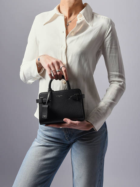 Crossbody Bag Emily Leather Le tanneur Black emily TEMI1630 other view 1