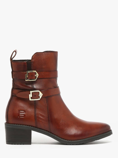 Heeled Boots In Leather Tt. bagatt Brown women 41006300