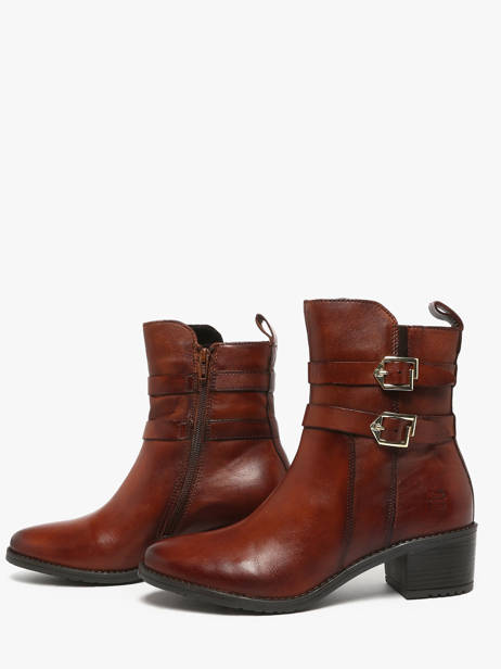 Heeled Boots In Leather Tt. bagatt Brown women 41006300 other view 2