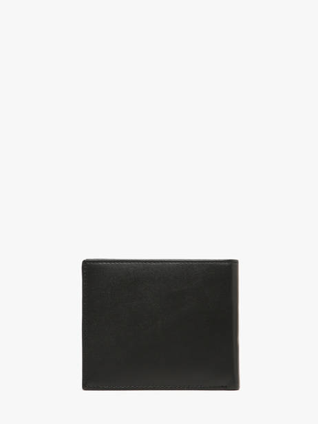 Leather Iconic Wallet Hugo boss Black smooth HLW403A other view 2