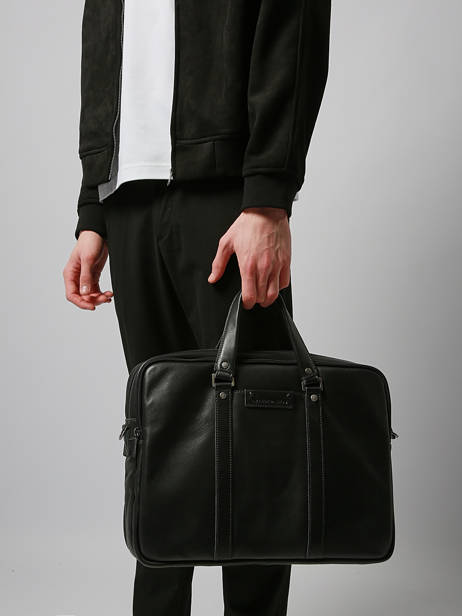 Briefcase Arthur 3 Compartments Arthur & aston Black johany 5 other view 1