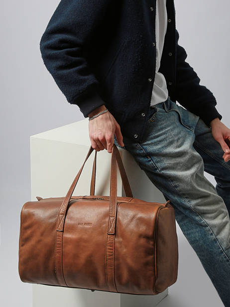 Sac De Voyage Vintage Paul marius Marron vintage CABINE vue secondaire 1