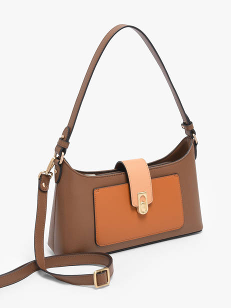 Shoulder Bag Merline Hexagona Brown merline 2520208 other view 1