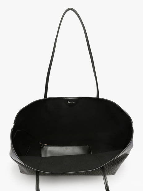 Shoulder Bag Coated Emblem Recycled Polyester Calvin klein jeans Black coated emblem 4F3266G other view 2