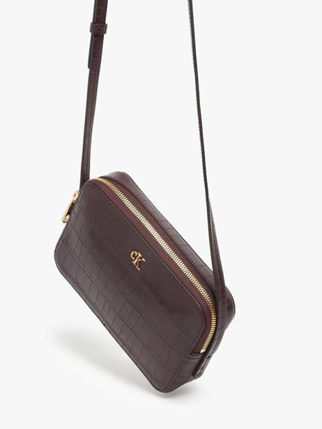 Shoulder Bag Croc Embossed Mono Calvin klein jeans Brown croc embossed mono 4F3285G other view 2