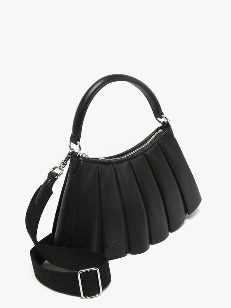Shoulder Bag Lenglen Leather Lacoste Black lenglen NU5011DP other view 2