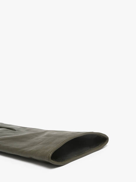 Gloves Isotoner Green women gloves 85264 other view 1