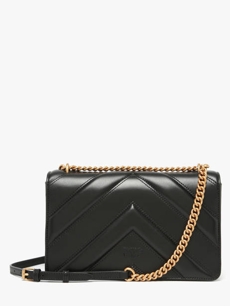 Shoulder Bag Love Bag Icon Leather Pinko Black love bag icon 4549A2OS other view 3