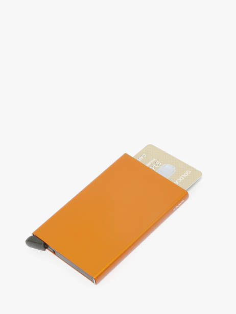 Aluminium Card Holder Secrid Orange alu 00C other view 1