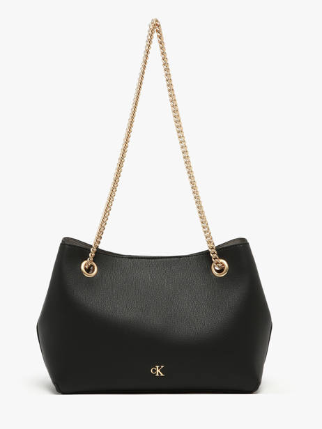 Shoulder Bag Minimal Mono Recycled Polyester Calvin klein jeans Black minimal mono 4F3205G
