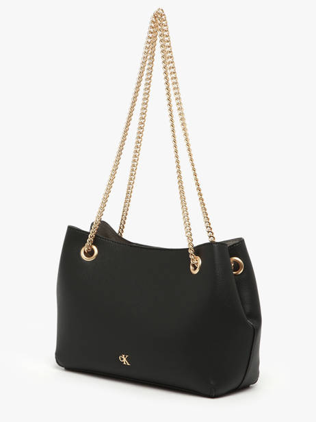 Shoulder Bag Minimal Mono Recycled Polyester Calvin klein jeans Black minimal mono 4F3205G other view 2
