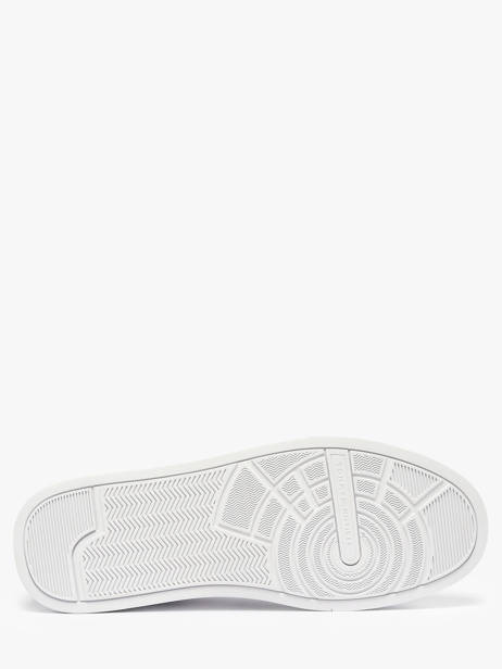 Sneakers In Leather Tommy hilfiger White men 536702W other view 4