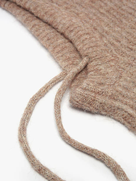Knitted Balaclava Pieces Beige nambi 17154954 other view 2