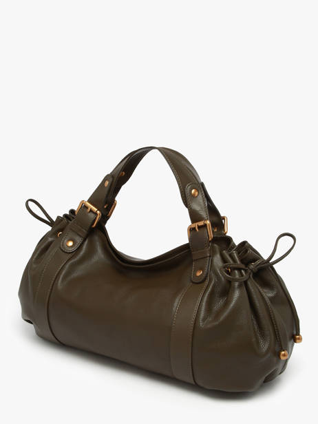 Shoulder Bag Icone Leather Gerard darel Green icone DCS01410 other view 2