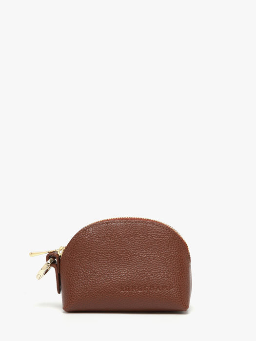 Longchamp Le foulonné Porte-monnaie Marron