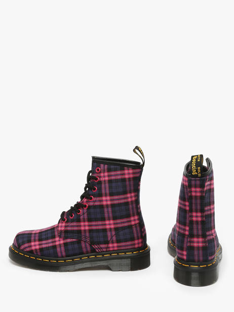 Boots 1460 In Leather Dr martens Pink women 41969650 other view 2