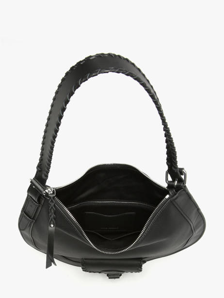 Medium Leather Hobo Bag Paul marius Black vintage M other view 3