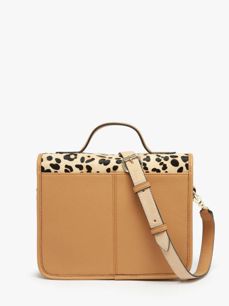 Leather Melle George Leopard Crossbody Bag Paul marius Beige leopard GEORGLEO other view 4