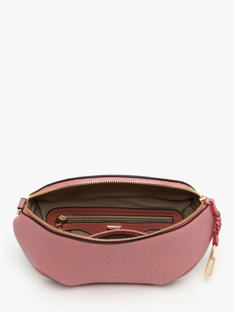 Sac Banane Torsade Cuir Etrier Rose torsade ETOS022M vue secondaire 2