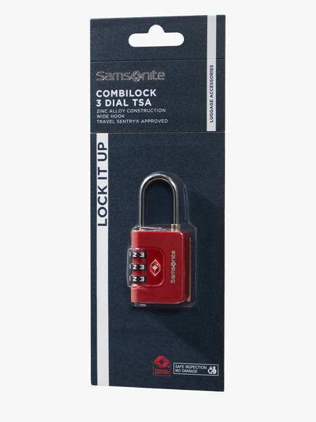 Cadenas Samsonite Rouge ta revolution 155577 vue secondaire 1
