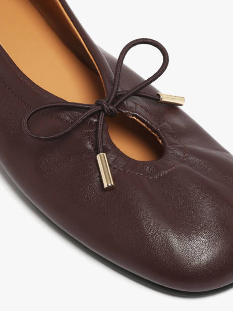 Ballerines En Cuir Alohas Marron women 10030302 vue secondaire 2