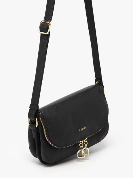 Small Leather Tradition Crossbody Bag Etrier Black tradition ETRA059S other view 2