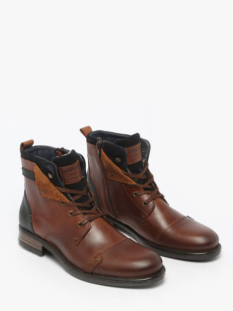 Boots Yedos In Leather Redskins Brown men YEDOS other view 4