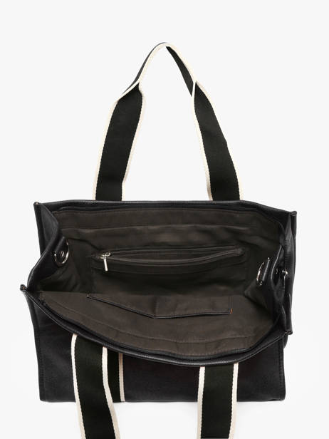 A4 Size Shoulder Bag New Grain Miniprix Black wt new grained F6946 other view 2