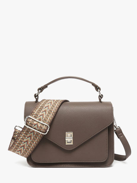 Crossbody Bag Wt Grained Miniprix Beige wt grained F6978