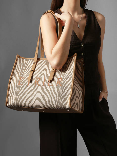 Shoulder Bag Safari Etrier Brown safari ESAI160L other view 1