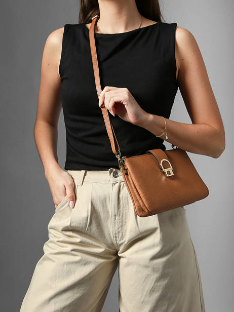 Sac Bandoulière Equestre Cuir Etrier Marron equestre EEQT0143 vue secondaire 1