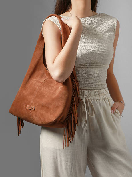 Shoulder Bag M Country Leather Etrier Beige country ECOU154M other view 1