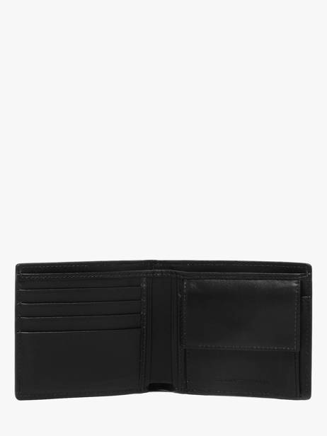 Portefeuille Cuir Tommy hilfiger Noir corporate AM13970 vue secondaire 1