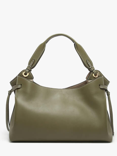 Shoulder Bag Swann Leather Lancel Green swann A13990 other view 3
