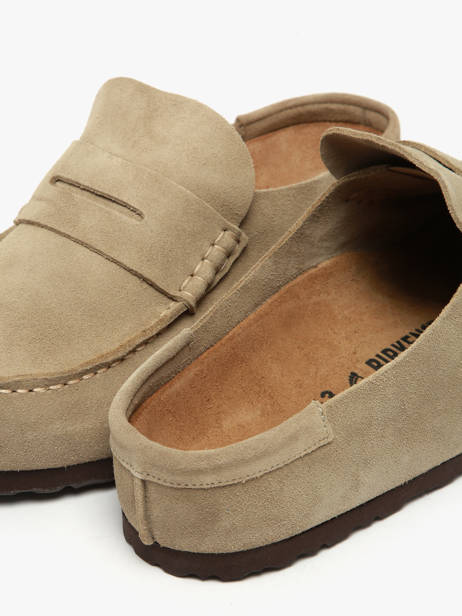 Moccasins In Leather Birkenstock Beige men 1029675 other view 2
