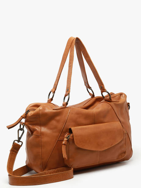 Shopper Fatima Leather Pieces Brown fatima 17090746 other view 1