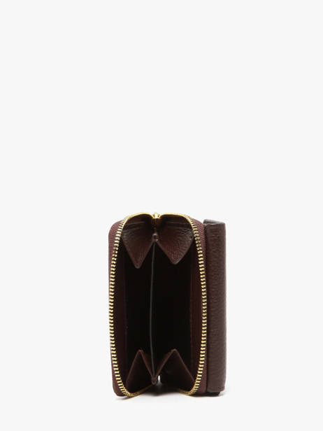 Leather Caviar Wallet Crinkles Brown caviar 14201 other view 3