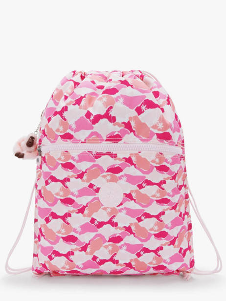 1 Compartment Gym Bag Kipling Pink back to school / pbg PBGI5637