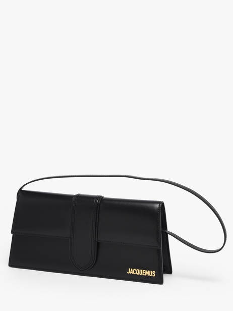 Preloved Leather Long Bambino Shoulder Bag Jacquemus Black second life 1565173 other view 4