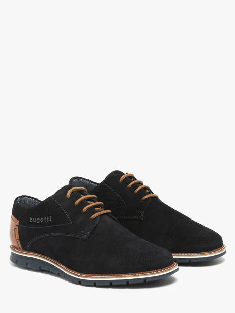 Formal Shoes In Leather Bugatti Blue men 3319711K other view 1