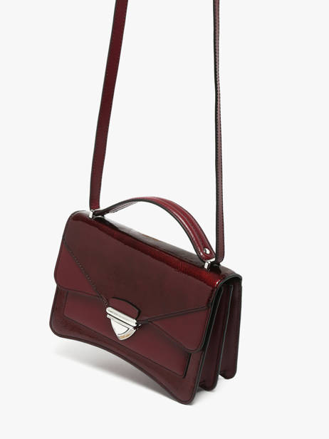 Leather Madame George Sar Crossbody Bag Paul marius Red star MGEORSTA other view 1