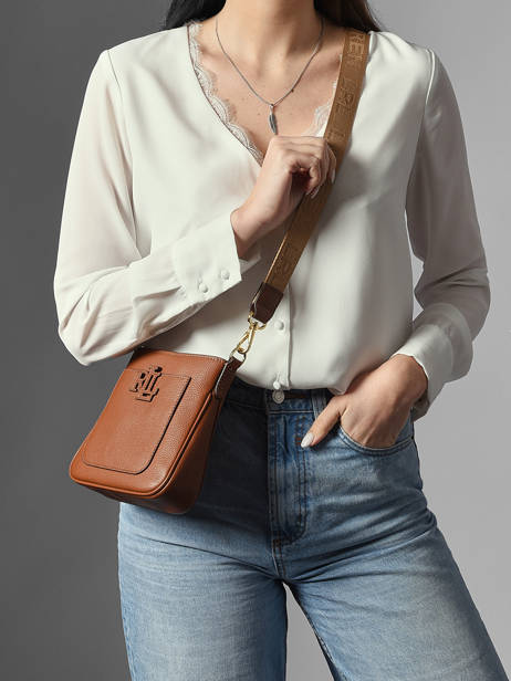 Leather Mini Cameryn Crossbody Bag Lauren ralph lauren Brown cameryn 31982184 other view 1