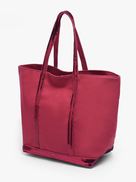 Le Cabas L Paillettes Vanessa bruno Rose cabas 1V40315 vue secondaire 1