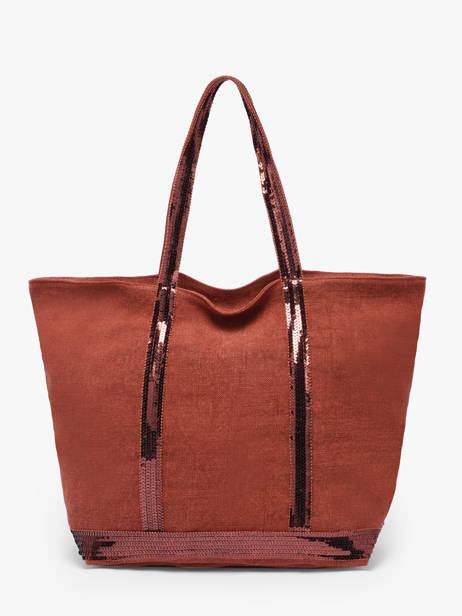 Cabas Cabas Lin Vanessa bruno Rouge cabas lin 31V40378 vue secondaire 3