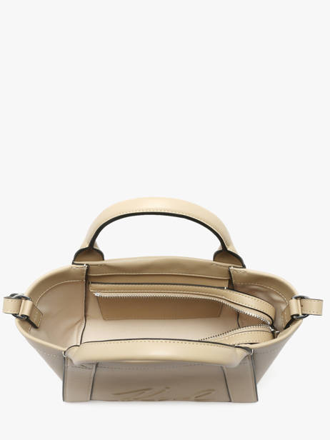 Sac Porté Main K/ville Cuir Karl lagerfeld Beige k ville B1W30067 vue secondaire 2