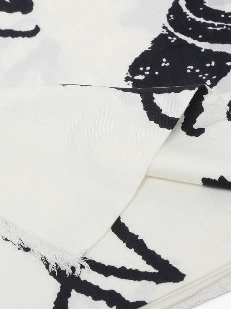 Monogram Scarf 120x120 Cm Karl lagerfeld White k monogram B1W33086 other view 1